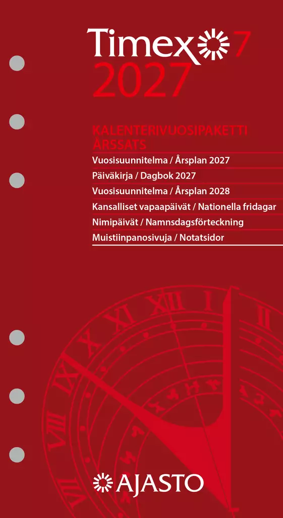 Timex 7 -vuosipaketti 2027 - Taskukalenterit - 2610402927 - 1