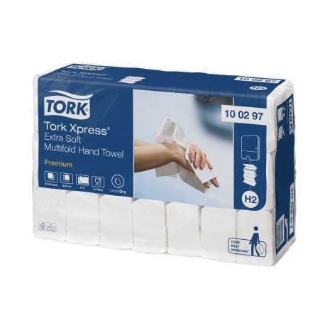 Tork Premium Xpress® Extra Soft ketjutaitettu käsipyyhe H2 - Käsipyyhkeet - 100297 - 1
