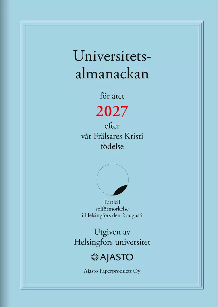 Universitetsalmanackan 2027 - Taskukalenterit - 2671660827 - 1