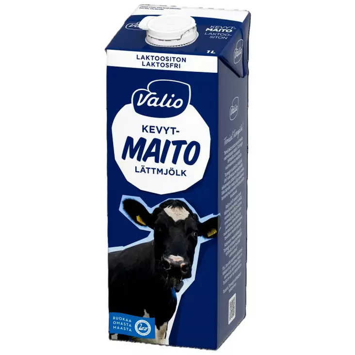 Valio kevytmaito 1 l laktoositon UHT - Maidot - 6408430011667 - 1