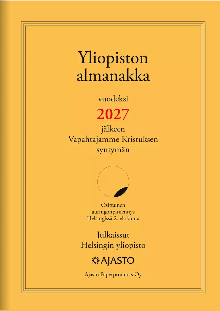 Yliopiston almanakka A4 2027 - Pöytäkalenterit - 2671661027 - 1
