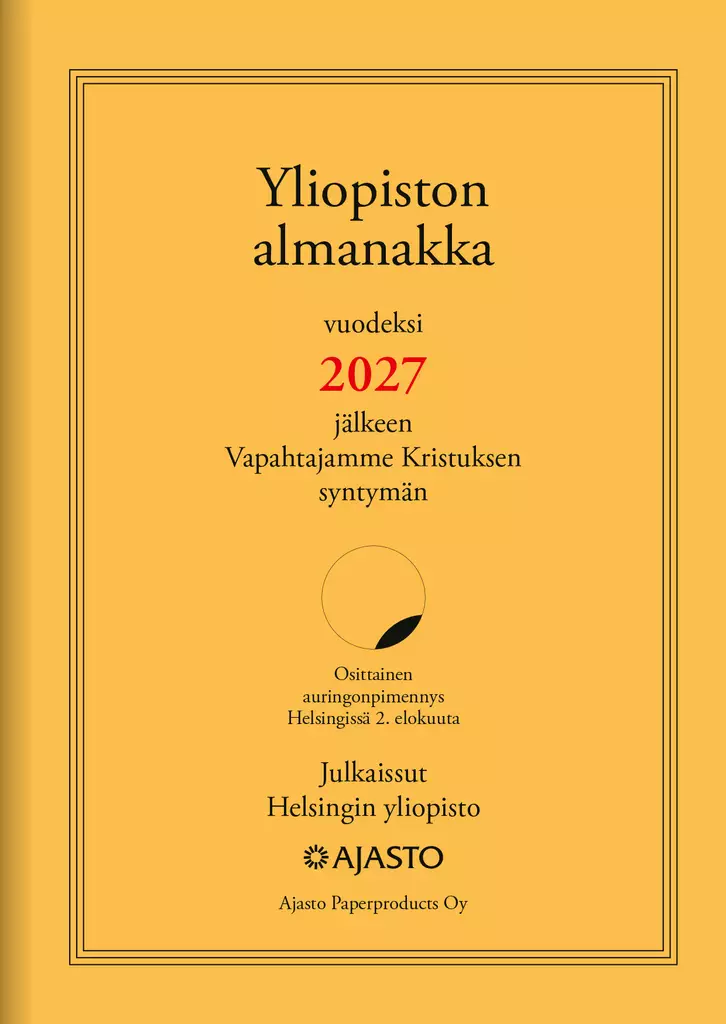 Yliopiston almanakka A6 2027 - Taskukalenterit - 2671660027 - 1