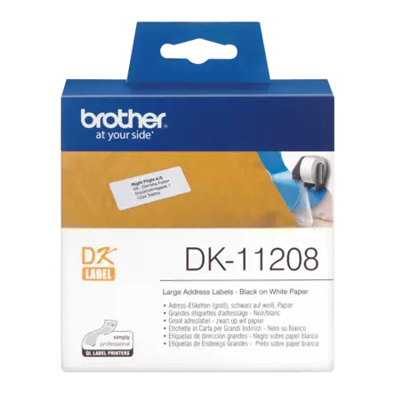 Brother DK-11208 tarrarulla 38 x 90mm - Brother tarrarullat - DK11208 - 1