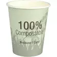 Kuumakuppi biohajoava 24/25cl, 50kpl - Kertakäyttömukit ja kupit - 1000005748 - 1