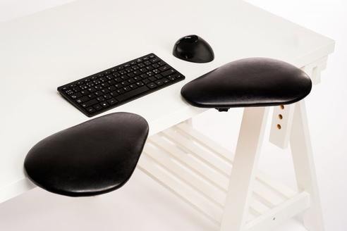 TC906 kyynärvarsitukipari / tummanharmaa - Näppäimistön ranne ja kyynärvarsituet - 114018 - 1