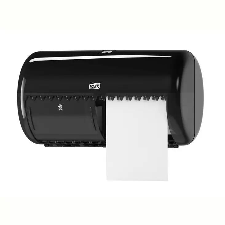 Tork annostelija perinteiselle wc-paperirullalle T4 musta - Wc-paperiannostelijat - 557008 - 1