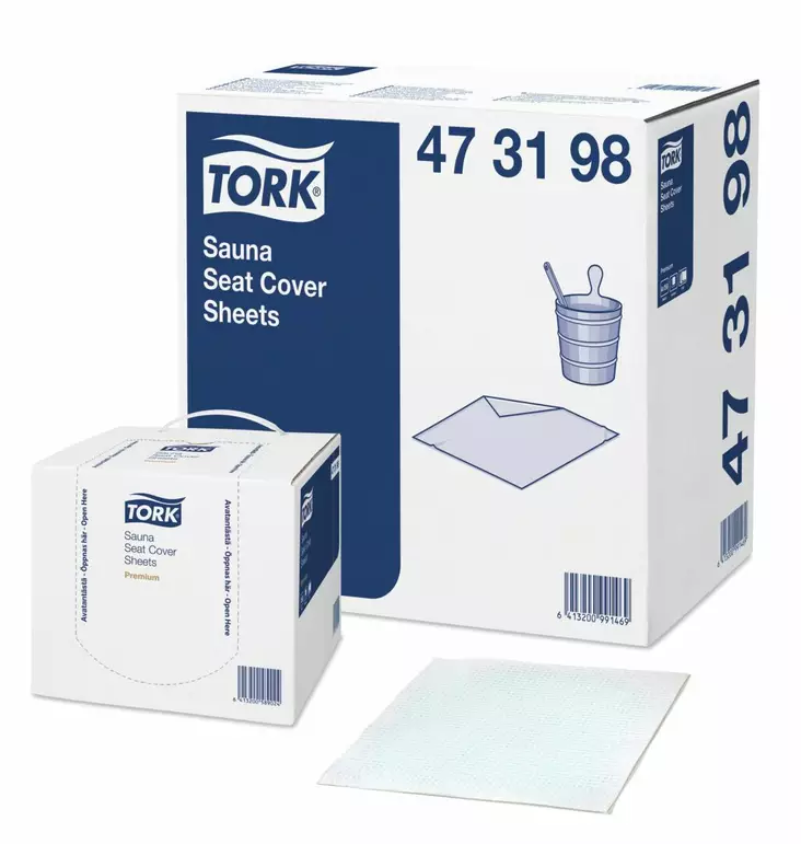 Tork Laudesuoja arkki 40x40cm - Liinat ja kasvopyyhkeet - 473198 - 1