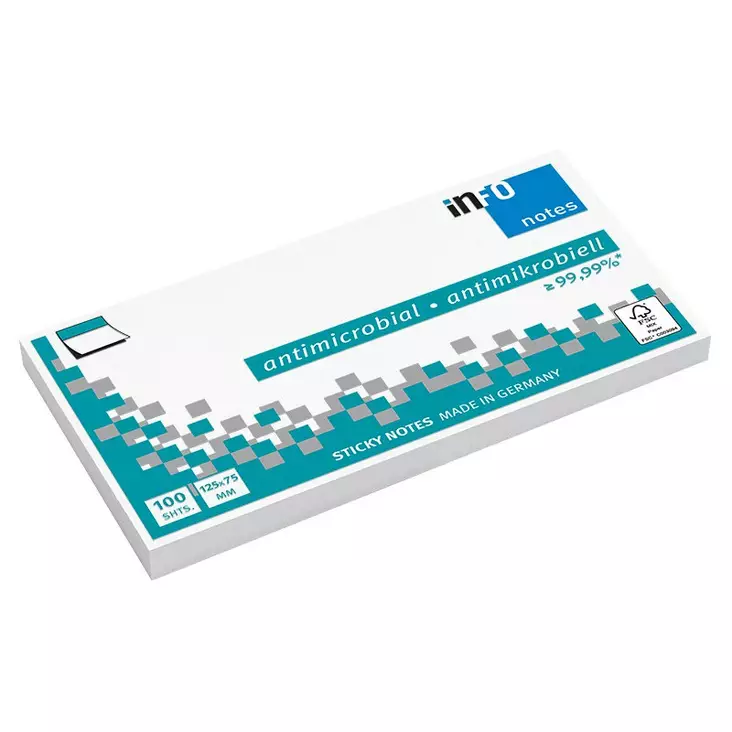 Viestilappu inFO Hygienic 125 x 75 mm valkoinen - Viestilaput - 515508 - 1