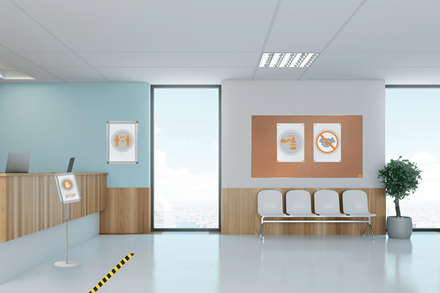 Nobo Click/Snap Julistekehys 70X100cm - Esitetelineet - 1902209 - 2