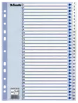 Esselte rekisteri 1-31 A4 muovi valkoinen - Välilehdet, muovi - 100139 - 1