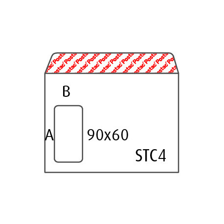 Ikkunakuori ST C4 AH 9060 POSTAC - Kirjekuoret - 121169 - 1