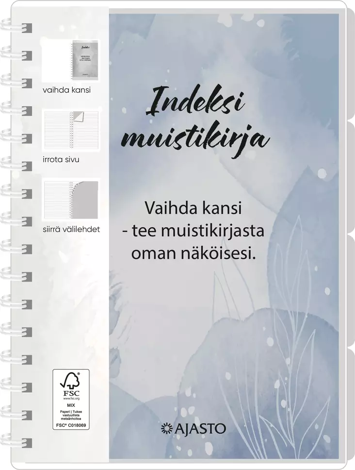 Indeksi muistikirja - Muistikirjat - 2675200829 - 1