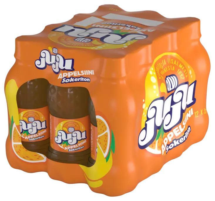 Olvi Juju Appelsiini Sokeriton - Virvoitusjuomat ja vedet - 1104499 - 1