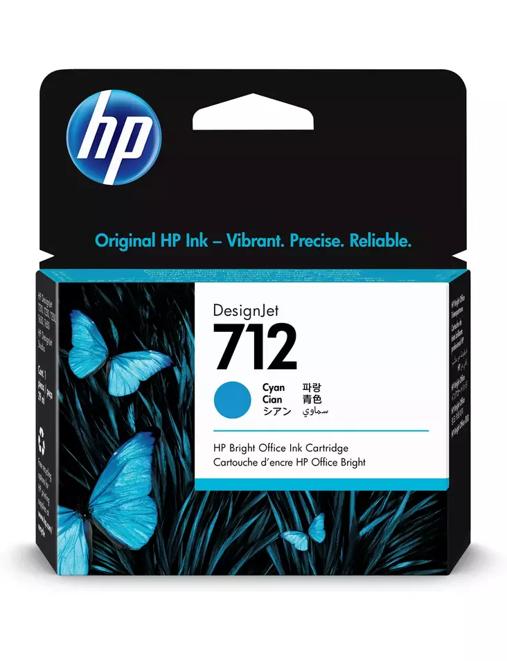 HP Mustekasetti 712 29ml Cyan - HP - 3ED67A - 1