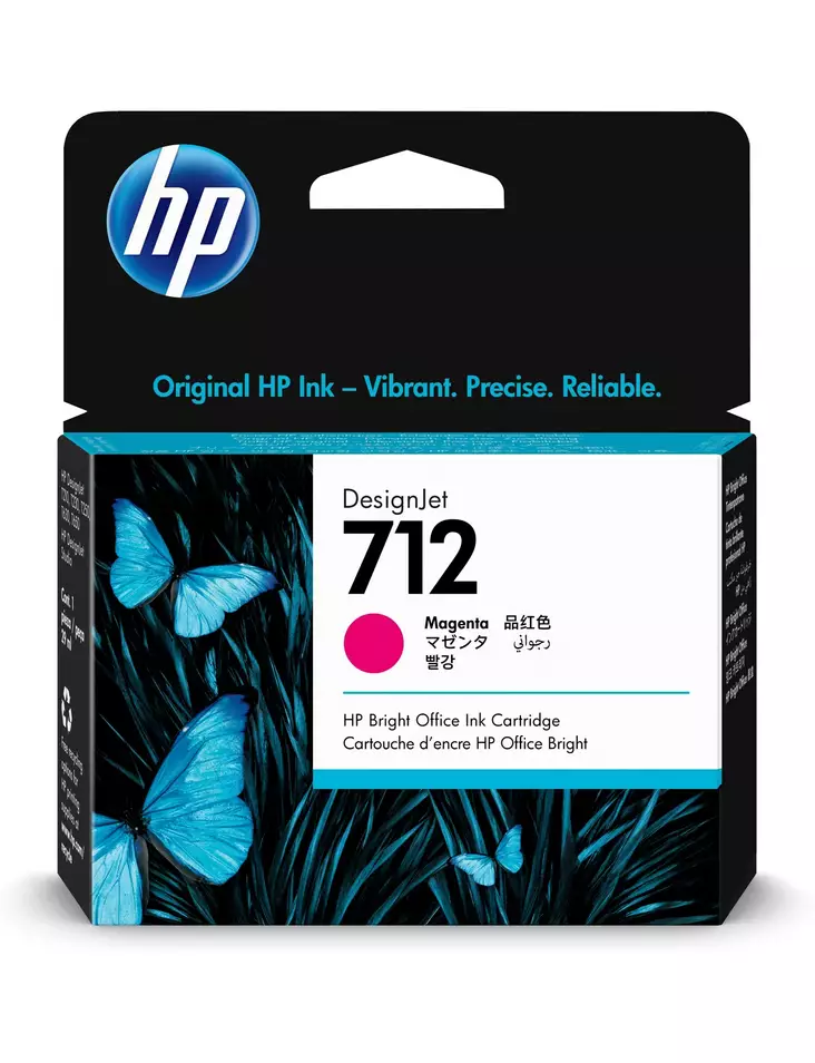 HP Mustekasetti 712 29ml Magenta - HP - 3ED68A - 1