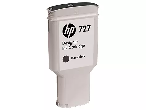 HP Mustesuihkukasetti 727 Matte Black 300ml - HP - C1Q12A - 1