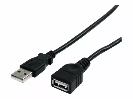StarTech USB 2.0 Kaapeli A to A - M/F 2m - HDMI- ja muut kaapelit - USBXTAA6BK - 1