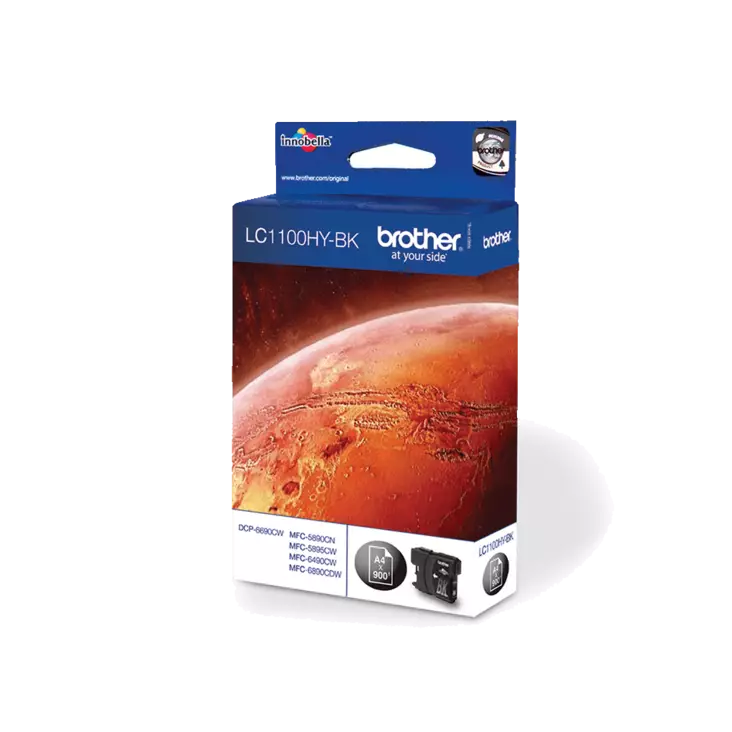 Brother LC1100HYBK mustekasetti, Black - Brother - LC1100HYBK - 1