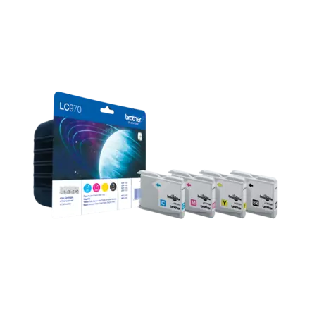 Brother LC970VAL 4-väripakkaus - Brother - LC970VAL - 1