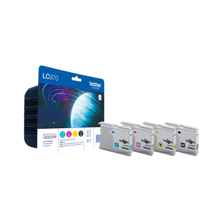 Brother LC970VAL 4-väripakkaus - Brother - LC970VAL - 1