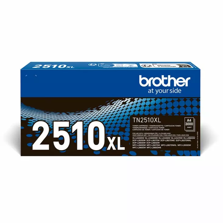 Brother Värikasetti TN2510XL, Black - Brother - TN2510XL - 1