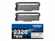 Brother Värikasetti TN2320, Black TWIN-pack - Brother - TN2320TWIN - 1
