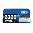 Brother Värikasetti TN2320, Black TWIN-pack - Brother - TN2320TWIN - 2