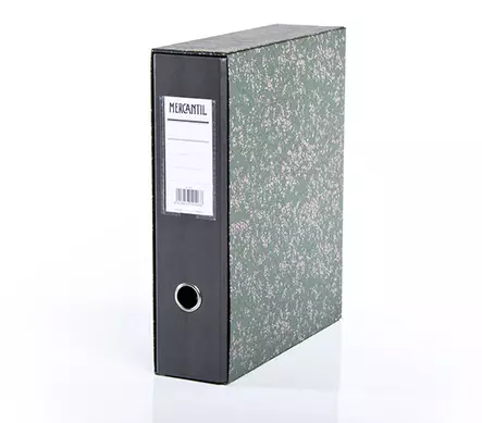 Mercantil mappi, musta A4/8CM + KOTELO - Mapit - 1MAKT - 1