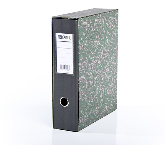 Mercantil mappi, musta A4/8CM + KOTELO - Mapit - 1MAKT - 1