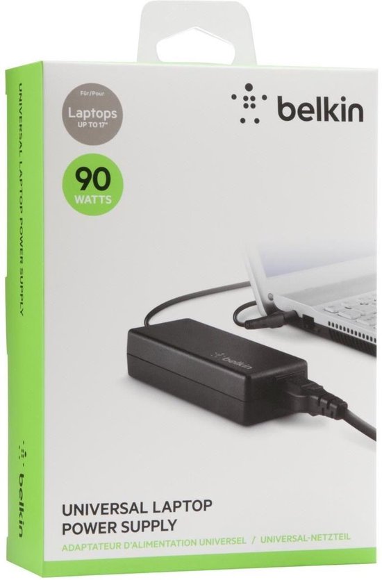 Belkin AC/DC Power Adapter 90 W virtalähde kannettaville tietokoneille - Laturit - F5L135CW90W - 1