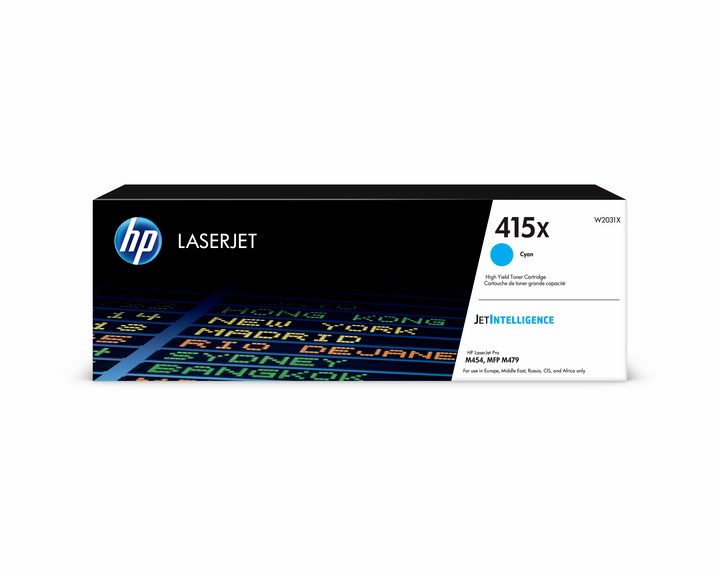HP Värikasetti 415X, Cyan - HP - W2031X - 1