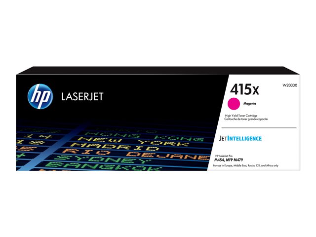 HP Värikasetti 415X, Magenta - HP - W2033X - 1