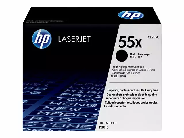 HP Värikasetti 55X, Black - HP - CE255X - 1