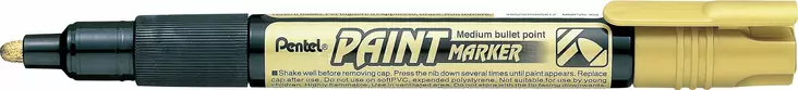 Pentel Maalikynä, Kulta, 2,5-2,9mm - Maali- ja merkkauskynät - MMP20X - 1